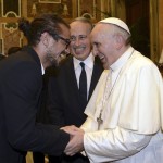 Pope Francis Meets Italy and Argentina Football Teams