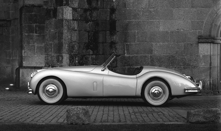 Jaguar XK 140 1954, foto G. Bretzel